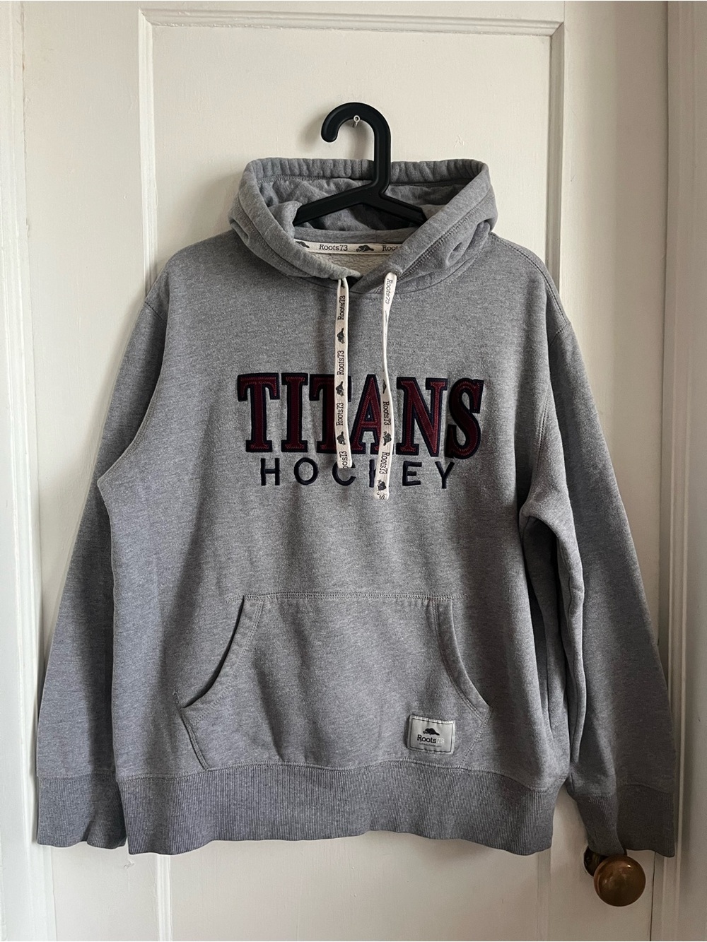 Roots Titans Hockey Gray Hooded Sweatshirt